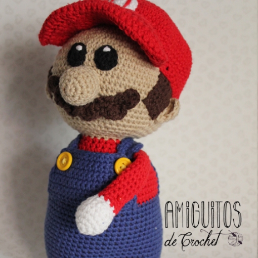 Mario Bros, amigurumi personalizado termico